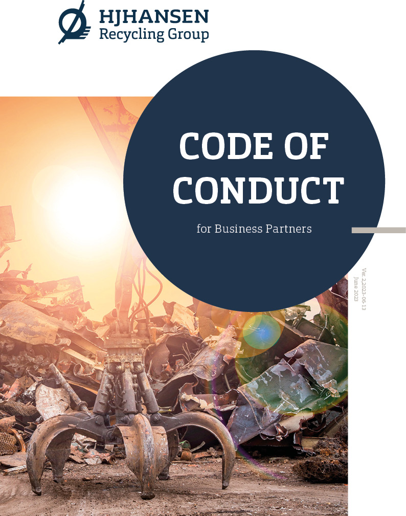 HJHansen Code of Conduct for forretningspartnere